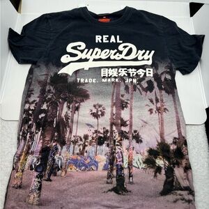 Superdry Men's Black Graphic T-Shirt